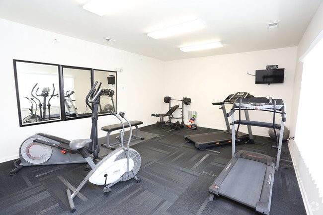 Exercise Room at Preston Gardens apartments